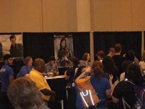 Karen Gillan and Arthur Darville.